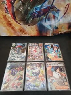 Pokemon Mix Of Illustration Rares & Full Art Trainer's Lot Of 6 Cards Total NM - Image 2