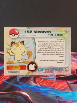 Clefable #36 & Meowth #52 Topps Trading Cards Series 1 Non Holo Pokemon NM - Image 5
