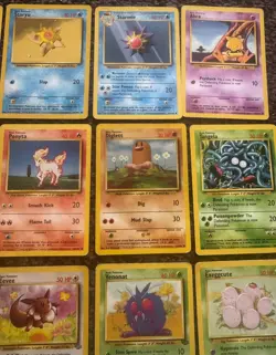 Pokemon WOTC Base, Jungle, Fossil Common Bundle, 20 cards - played - Image 3