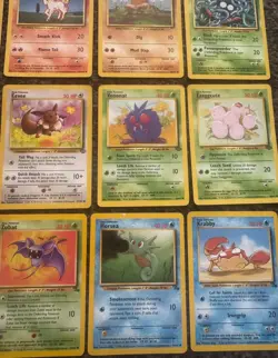 Pokemon WOTC Base, Jungle, Fossil Common Bundle, 20 cards - played - Image 5