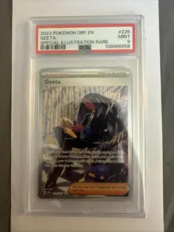 2023 POKEMON OBF EN-OBSIDIAN FLAMES SPECIAL ILLUSTRATION RARE #226 GEETA PSA 9 - Image 1