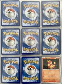 POKEMON TCG: Magmar & Magmortar Cards Bundle X10 Reverse Holo Brilliant Stars - Image 2