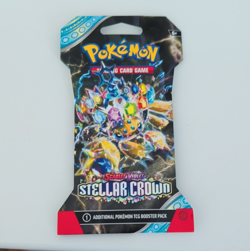 Pokemon TCG Scarlet & Violet Stellar Crown Booster Pack 1 Pack 10 Cards English - Image 1