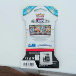 Pokemon TCG Scarlet & Violet Stellar Crown Booster Pack 1 Pack 10 Cards English - Image 2