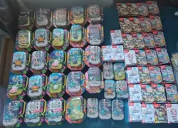 Pokemon Cards Booster Bundle, Tins and Mini Tins EMPTY Lot - Image 1