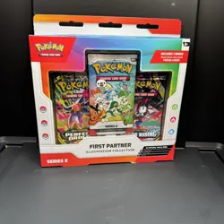 Pokemon TCG First Partner Illustration Collection Series 2 Box 3 Promo Cards - Image 1