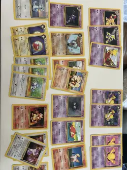 Pokemon Card Lot with prestige condition base set Charizard,and other rare cards - Image 1