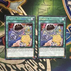 Yugioh! Painful Decision DOCS-EN065 x2 Secret Rare 1st Edition NM - Image 1