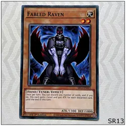 Fabled Raven - SR13-EN023 - Common 1st Edition Yugioh - Image 1
