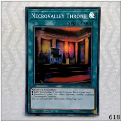 Necrovalley Throne - SOFU-EN055 - Super Rare 1st Edition Yugioh - Image 1