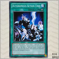 Autonomous Action Unit - BP02-EN140 - Common 1st Edition Yugioh - Image 1