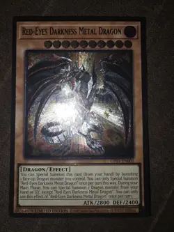 Red-Eyes Darkness Metal Dragon YGO Yu-Gi-Oh! UP01 Ultimate Rare NM - Image 3