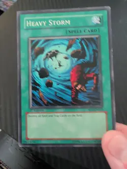 Heavy Storm SD5-EN023 Structure Deck: Warrior's Triumph Yu-Gi-Oh 1st Edition NM - Image 3