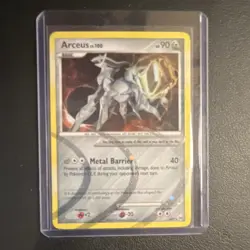 Pokemon Arceus AR9 Arceus Holo Rare Basic Metal 90 HP Card 2009 - Image 1