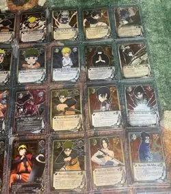 Naruto CCG Collection Lot Vintage Holo Foil Rare Cards - Image 1