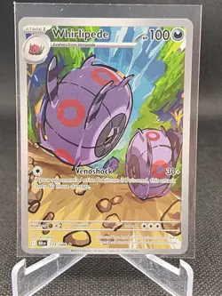 2025 Pokemon SV Black Bolt - Whirlipede - Illustration Rare - 133/086 - Image 1