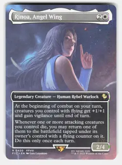 RINOA, ANGEL WING (BORDERLESS) - Magic: The Gathering - LASAHIDO NM/M - Image 1