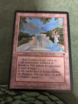Rainbow Vale Fallen Empires Mtg LP - Image 1
