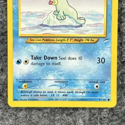 Vintage Pokemon Neo Destiny Seel 81/105 Common Near Mint - Image 4