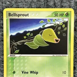 Vintage Pokemon EX FireRed LeafGreen Bellsprout 53/112 Common LP Condition - Image 3