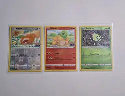 Pokemon Go Ditto Bidoof Numel Spinarak Unpeeled Reverse Holos - Image 1