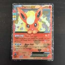 Pokemon Flareon EX RC6/RC32 Holo Rare Radiant Collection XY Generations - Image 1