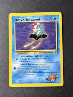 Pokemon Gym Heroes - Misty's Tentacool 32/132 - LP - Image 2