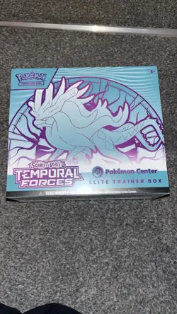 Temporal Forces Walking Wake Pokemon Center ETB Tear On One Side Read Dead - Image 1