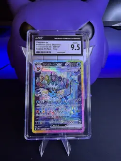 Vaporeon ex 205/187 Sv8a Terastal Fest Ex Special Art Rare Holo Japanese CGC 9.5 - Image 1