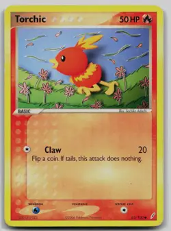 Pokemon TCG Torchic 065/100 Crystal Guardians 65/100 LP - Image 1