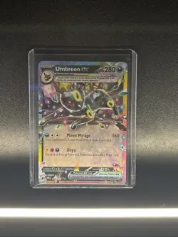 Pokemon TCG Umbreon ex Double Rare Holo Sv: Prismatic Evolutions 060/131 280 HP - Image 1