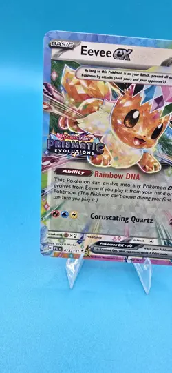 Pokemon Stamped Prismatic Evolutions 075/131 Eevee ex A18 - Image 4