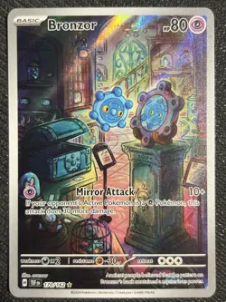 Bronzor 170/162 Pokemon Temporal Forces Illustration Rare Holo - NM 170/162 - Image 1