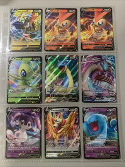 Pokemon TCG SWSH Base Set Full Art Holo Rare - V & VMAX - NM - Image 1