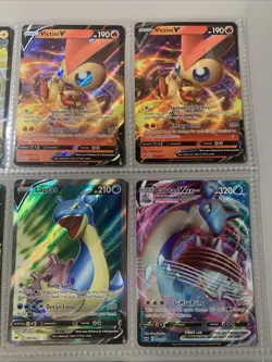 Pokemon TCG SWSH Base Set Full Art Holo Rare - V & VMAX - NM - Image 3