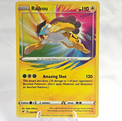Pokemon TCG Raikou Amazing Rare 050/185 SWSH04 Vivid Voltage Holo EN - Image 1