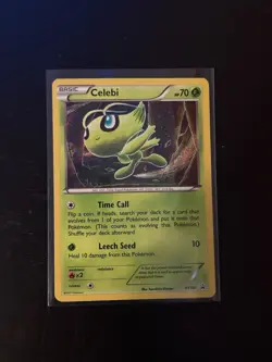 Pokemon TCG Celebi XY187 XY Holo Black Star Promo NM/M - Image 1