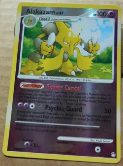 Alakazam 2/123 Rare Reverse Holo Mysterious Treasures Set Pokemon LP/MP - Image 1