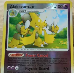 Alakazam 2/123 Rare Reverse Holo Mysterious Treasures Set Pokemon LP/MP - Image 2