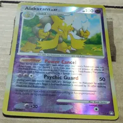 Alakazam 2/123 Rare Reverse Holo Mysterious Treasures Set Pokemon LP/MP - Image 4