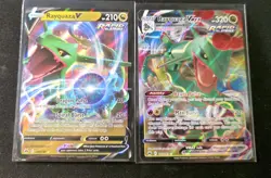 Pokemon Rayquaza V & VMAX Ultra Rare 101/159 Crown Zenith - NM - Image 1