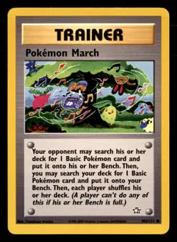 Pokemon March 102/111 Common Neo Genesis Pokemon Unlimited Lightly Played - Image 1