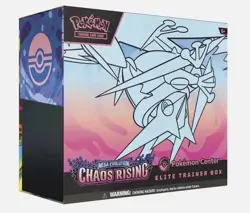 Pokemon TCG Chaos Rising Pokemon Center ETB Elite Trainer Box SEALED - Image 1