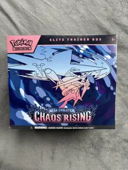 Pokemon TCG Mega Evolution Chaos Rising Elite Trainer Box ETB Sealed Minor Wear - Image 1
