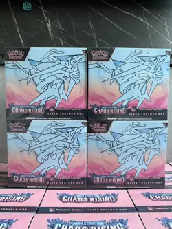 4x Pokemon TCG Chaos Rising Pokemon Center Elite Trainer Box ETB | SEALED - Image 1