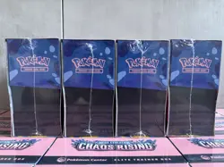 4x Pokemon TCG Chaos Rising Pokemon Center Elite Trainer Box ETB | SEALED - Image 3