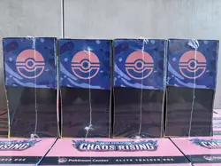 4x Pokemon TCG Chaos Rising Pokemon Center Elite Trainer Box ETB | SEALED - Image 4