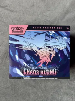 Pokemon TCG Mega Evolution Chaos Rising Elite Trainer Box ETB Sealed Minor Wear - Image 1