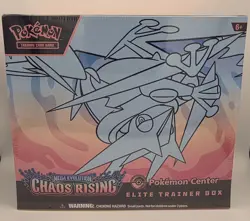 Pokemon TCG Chaos Rising Pokemon Center ETB Elite Trainer Box - Factory Sealed - Image 1