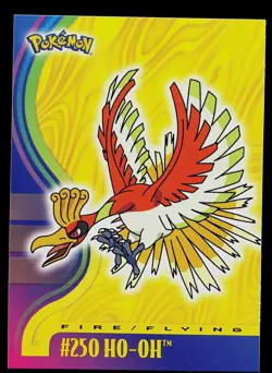Pokemon Card - Topps Johto League Champions Non Foil Ho-oh #250 - Image 1